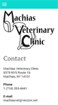 Mobile Screenshot of machiasvet.com
