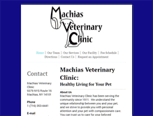 Tablet Screenshot of machiasvet.com